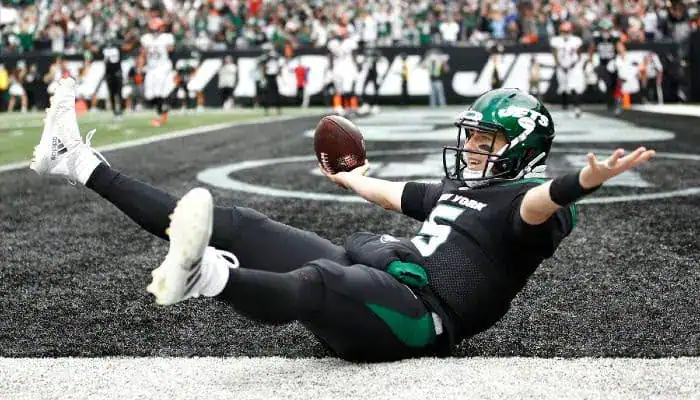 Football player celebrating