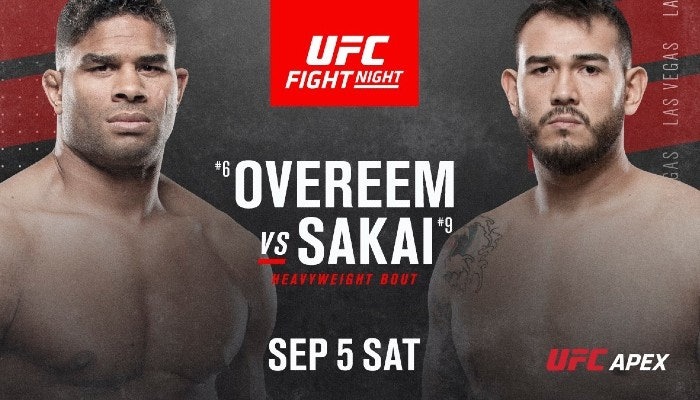 UFC on ESPN+ 34 Odds: Overeem vs. Sakai Picks