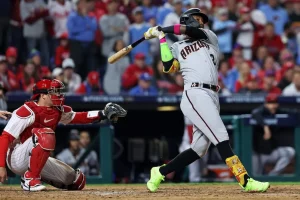 arizona mlb batter striking the ball