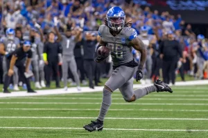 detroit lions player running