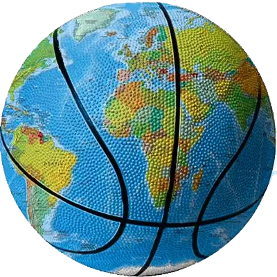 World 2 globe-basketball