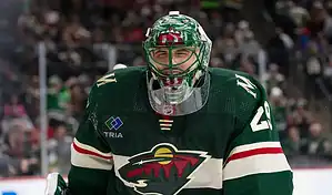 Minnesota Wild player on the field