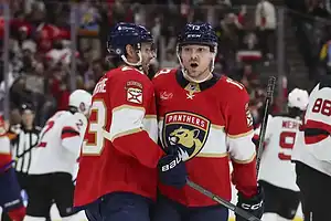 Panthers players talking about the game