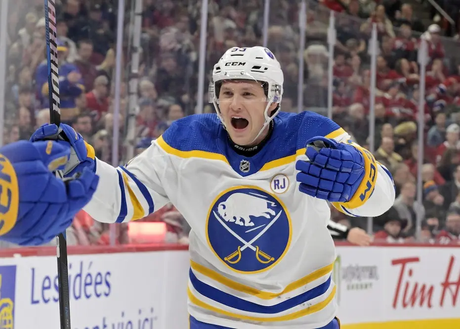NHL 10 buffalo sabres player screaming