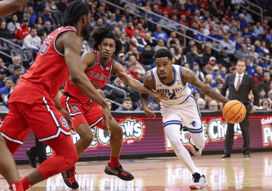 College basketball matchup between St. John's Red Storm and Seton Hall Pirates with expert pick and prediction for February 18th 2024.