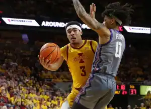 iowa state player evading
