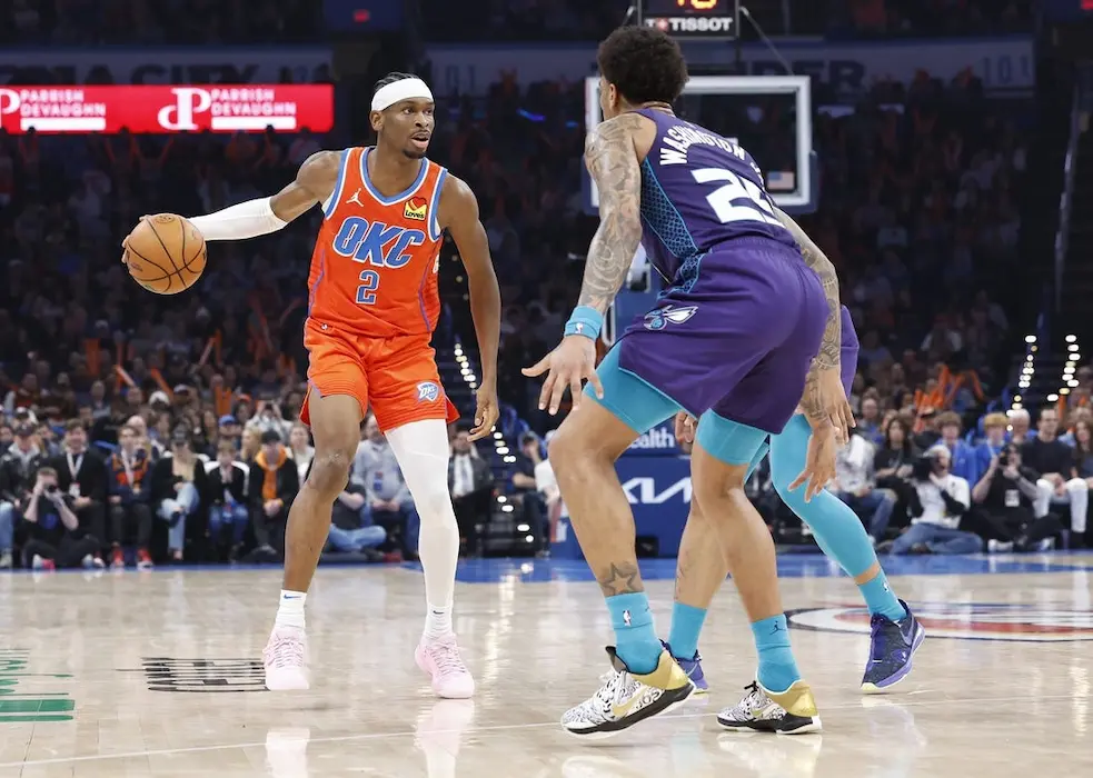 4 okc player facing defense