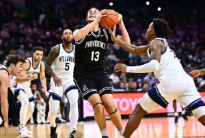 providence ncaab player measuring his shot