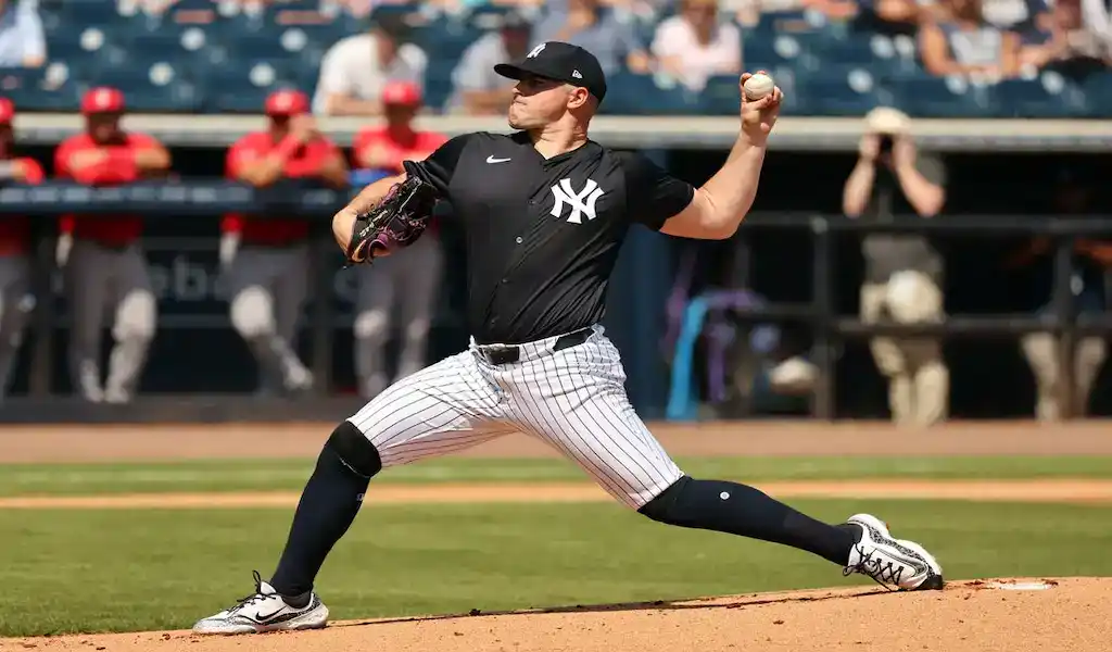 2 A New York Yankees pitcher takes the mound against the Houston Astros in this exciting matchup on March 29th, 2024.
