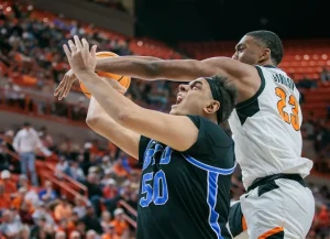 BYU ncaab player being blocked