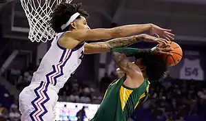West Virginia vs Texas Christian basketball game preview with players in action on March 6th, 2024.