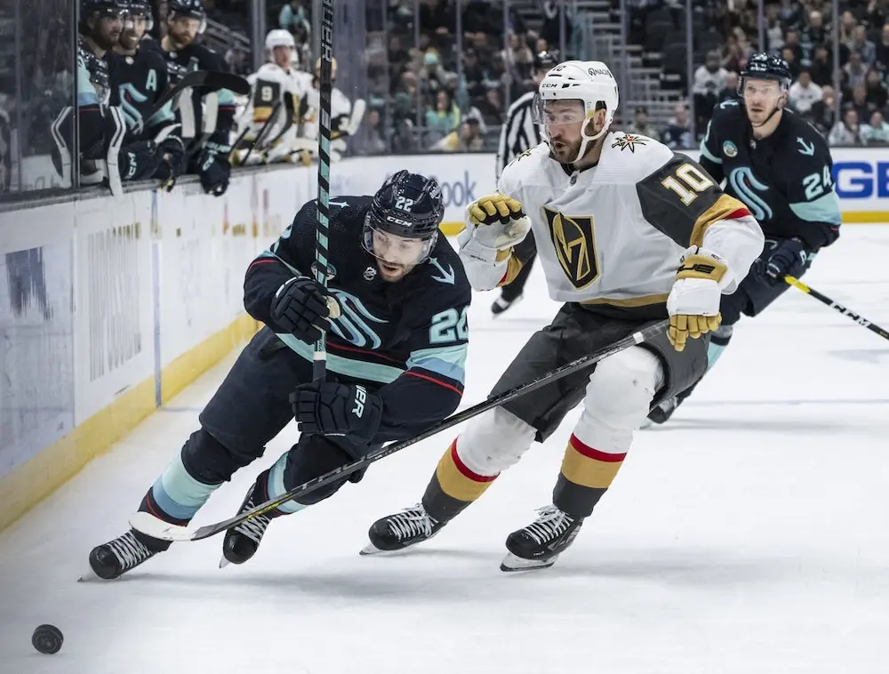 NHL 8 seattle kraken player vs vegas nhl player