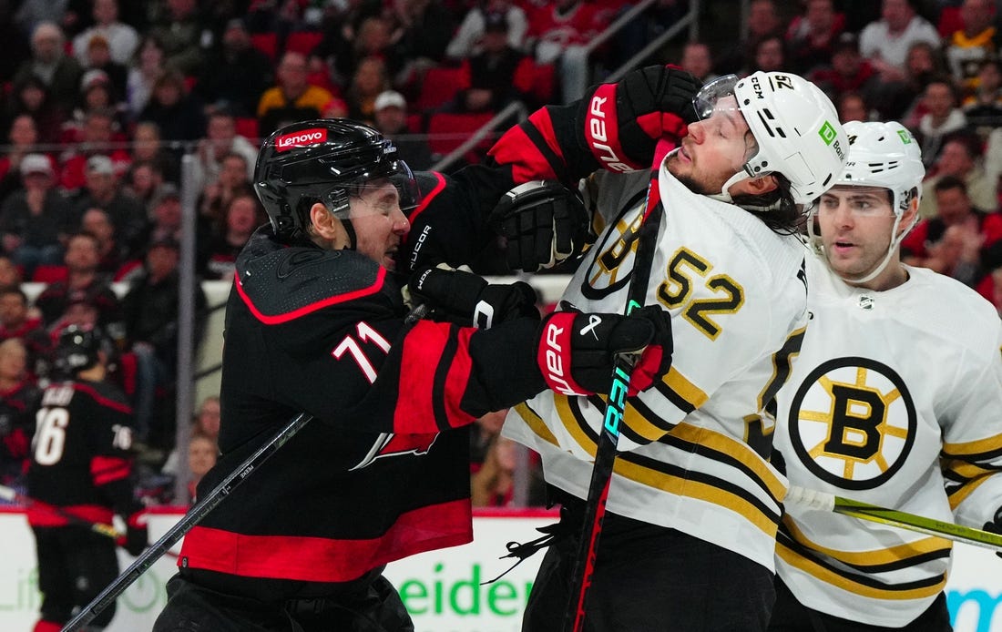 Bruins' confidence climbing entering clash with Canes