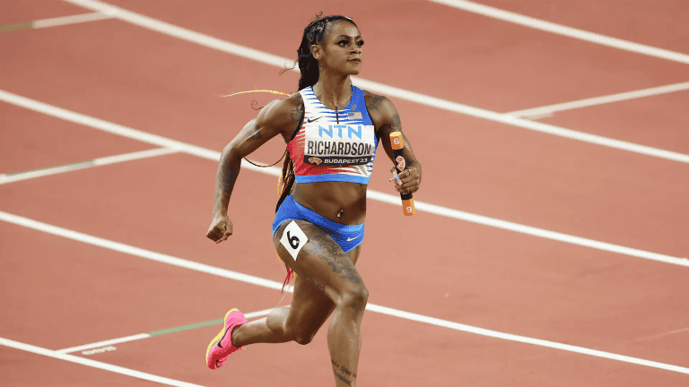 Sha'Carri Richardson competing in Olympics Women’s Athletics