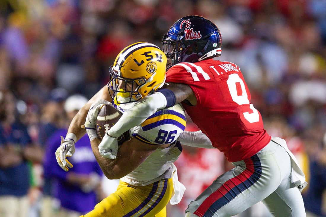 NCAAF 4 Arkansas Razorbacks vs Louisiana State Tigers Picks and Predictions October 19th 2024