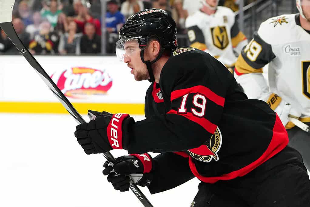 Senator Player in Ice rink