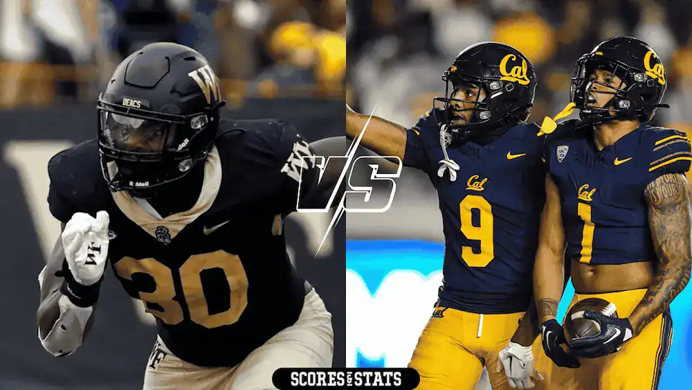 Wake Forest Demon Deacons vs California Golden Bears Picks and Predictions November 8th 2024 2 wake forest vs cali banner
