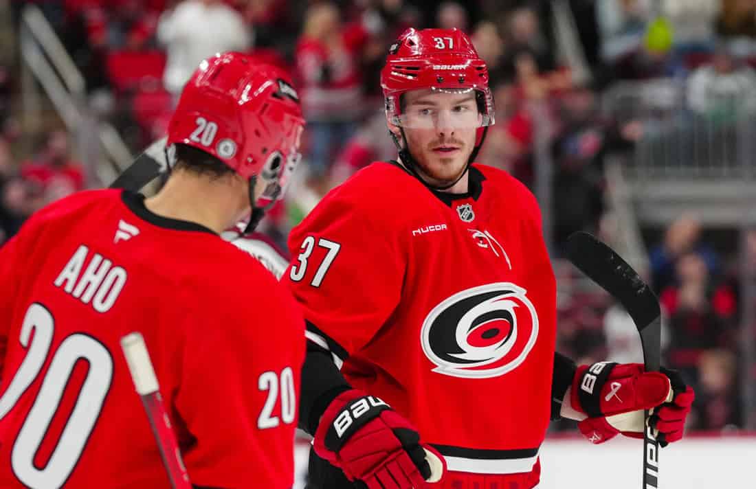 NHL 2 Hurricanes players talking