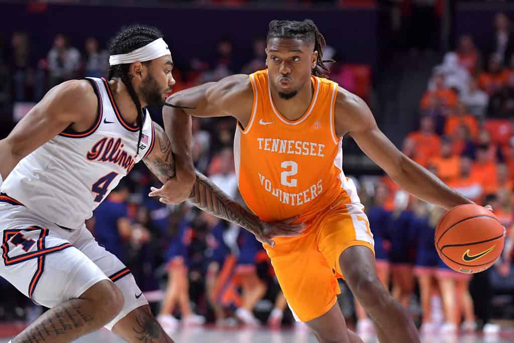 Tennessee Player Dribbling