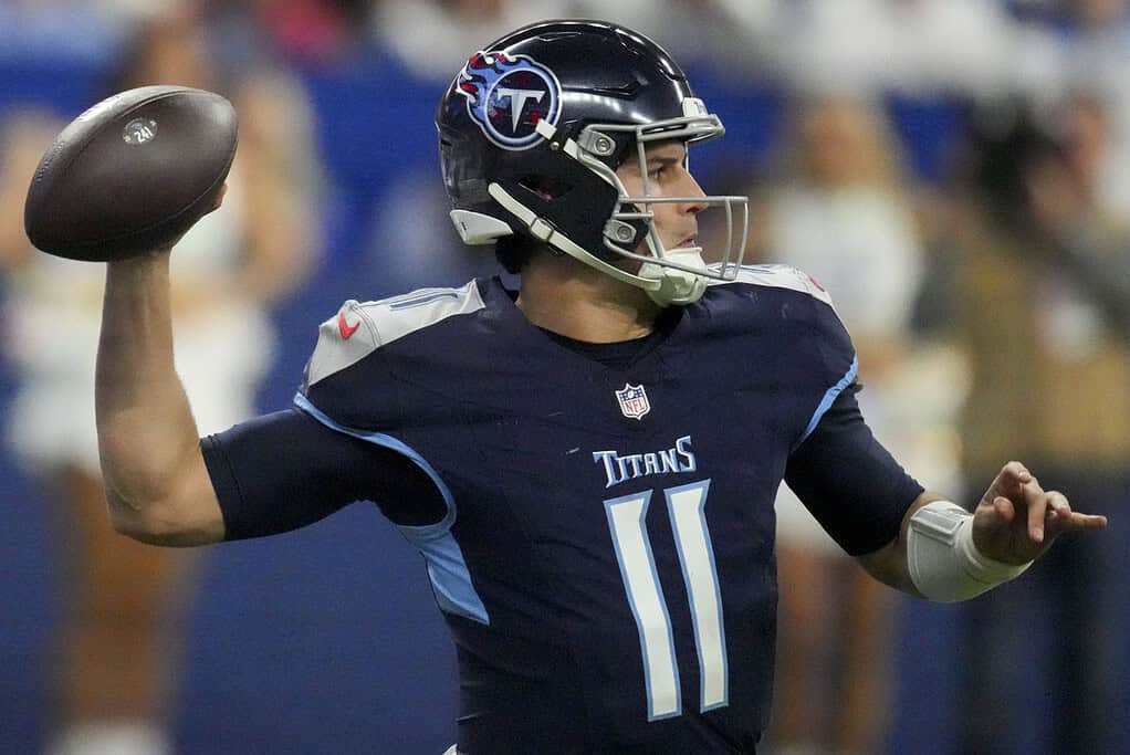Titans QB passing