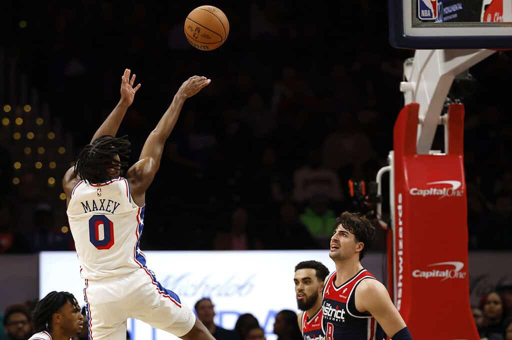 76ers player shooting