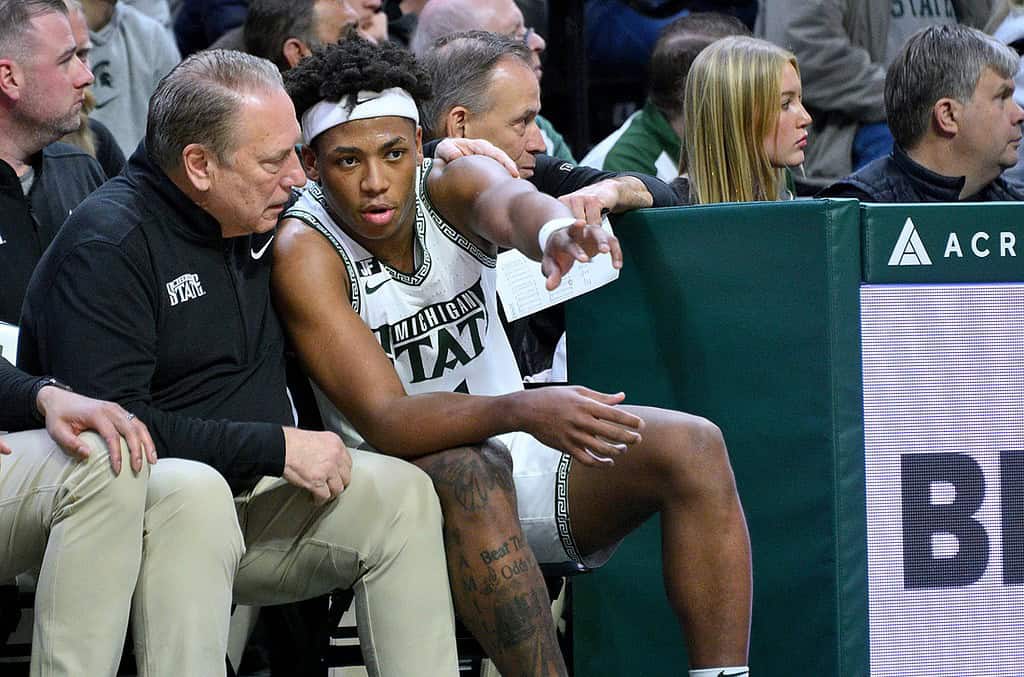 Player Talking to coach