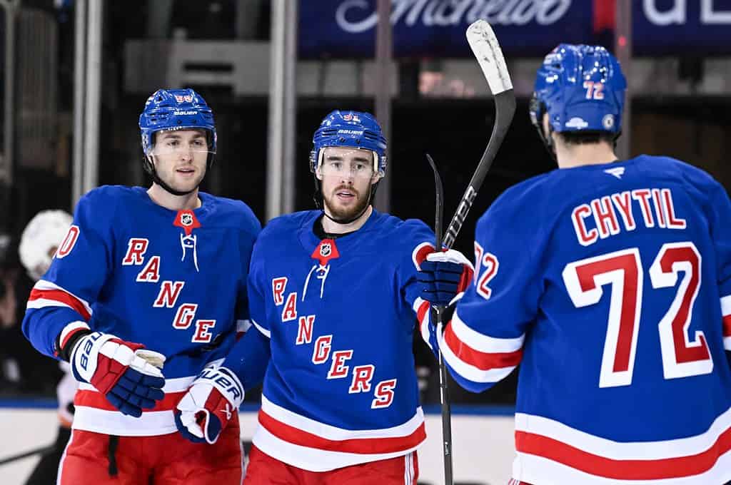 Rangers players celebrating