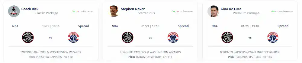 NBA Handicappers Hustle, Place 99 Wagers in Week 14 6 NBA betting picks and predictions from multiple experts for the Toronto Raptors vs. Washington Wizards matchup on January 29, 2025.