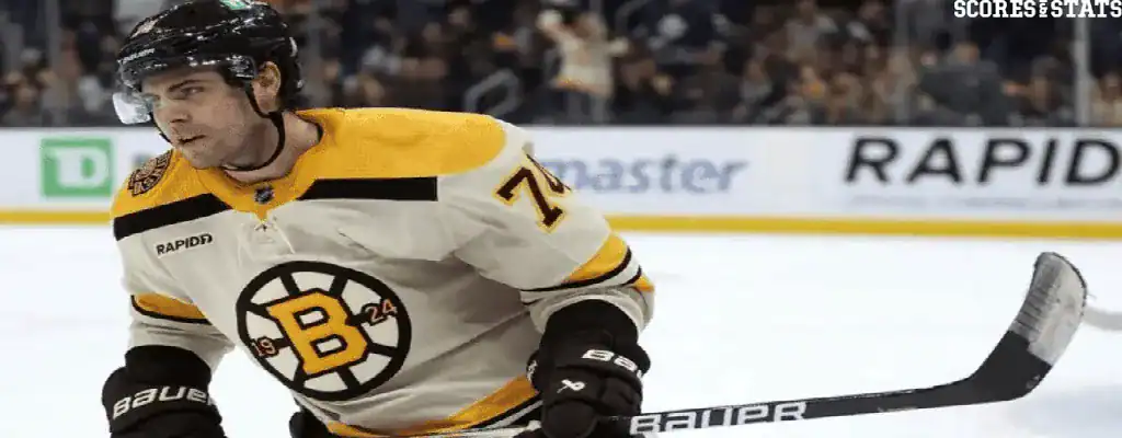Montréal Canadiens vs Vancouver-canucks Picks and Predictions January 6th 2025 3 Boston Bruins player in white jersey during NHL game