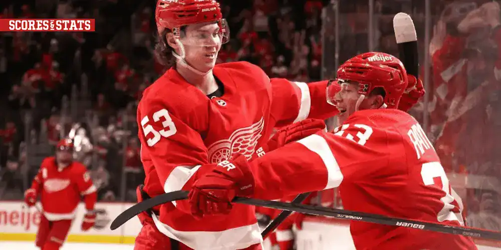 Detroit Red Wings vs Ottawa Senators Picks and Predictions January 7th 2025 2 redwings players hug