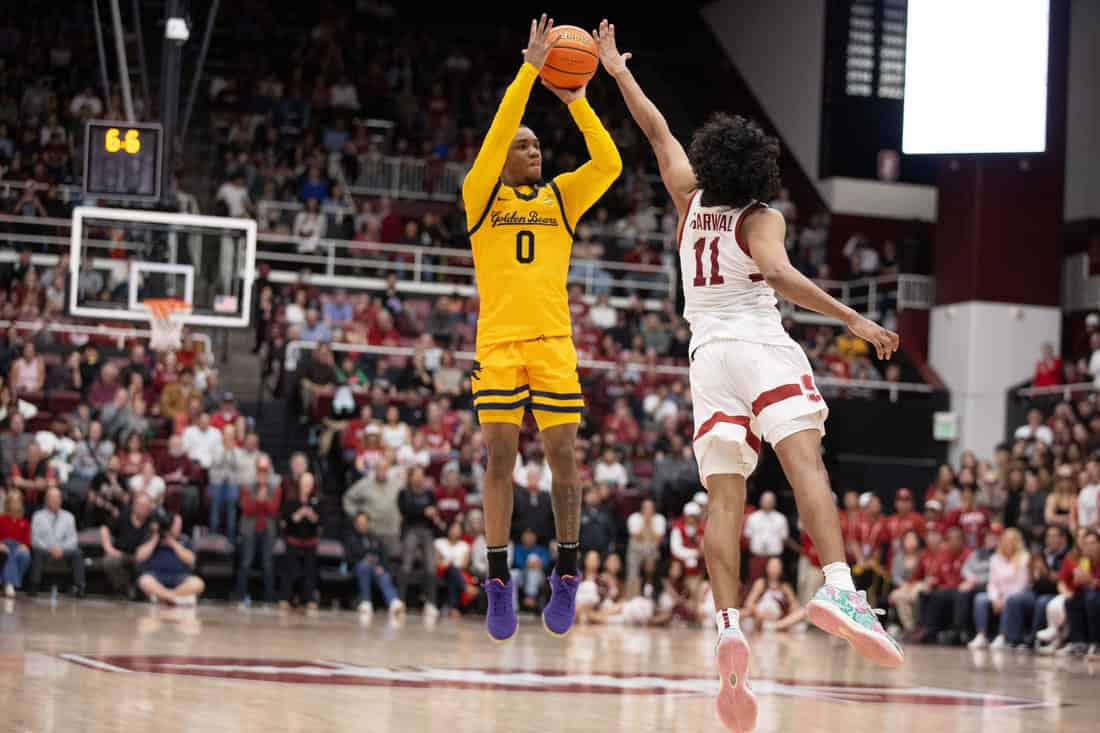 NCAAB 2 Golden bears player shooting