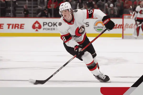 Nashville Predators vs Ottawa Senators Picks and Predictions February 3rd 2025 2 Ottawa Senators player skating during NHL game