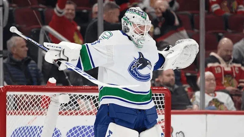 San Jose Sharks vs Vancouver-canucks Picks and Predictions February 6th 2025 1 san jose sharks goalie