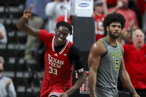 TExas Tech player celebrating