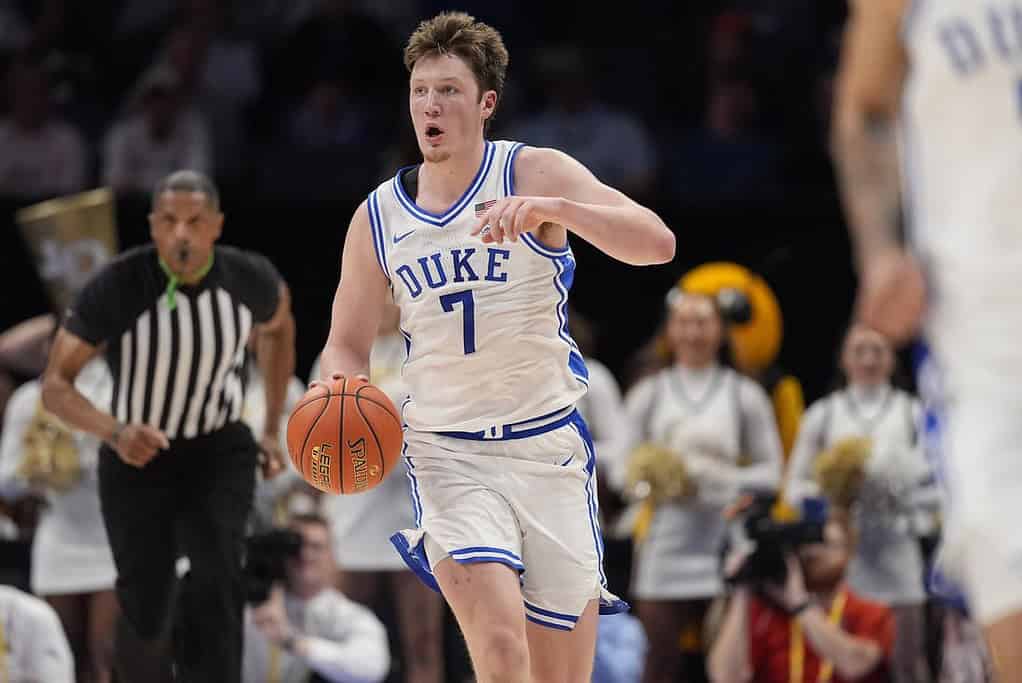 Duke Player Dribbling