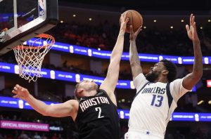 Rockets player blocking