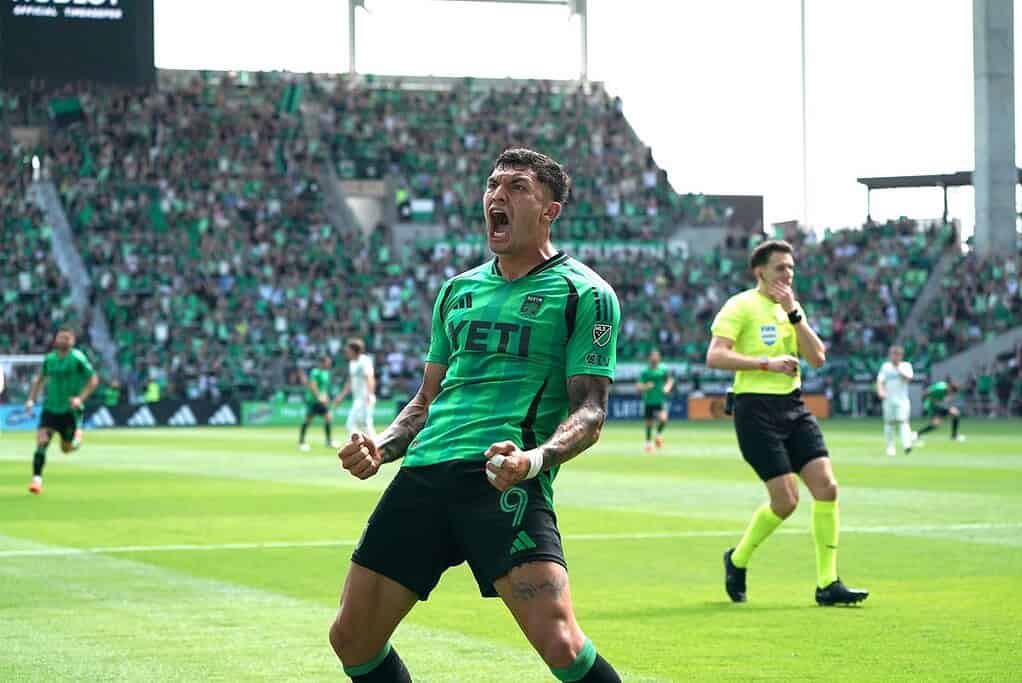 Austin FC players celebrating