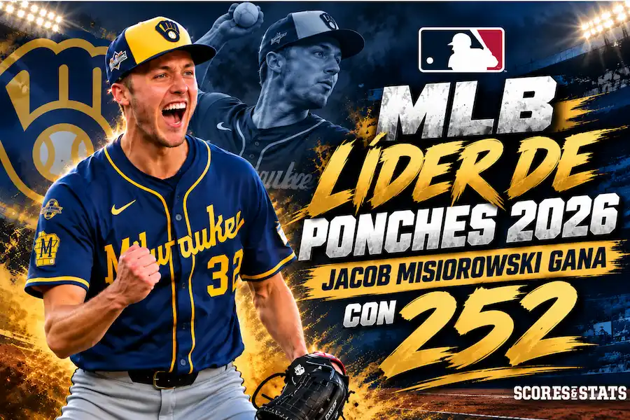 Líder de Ponches MLB 2026 Misiorowski Gana con 252