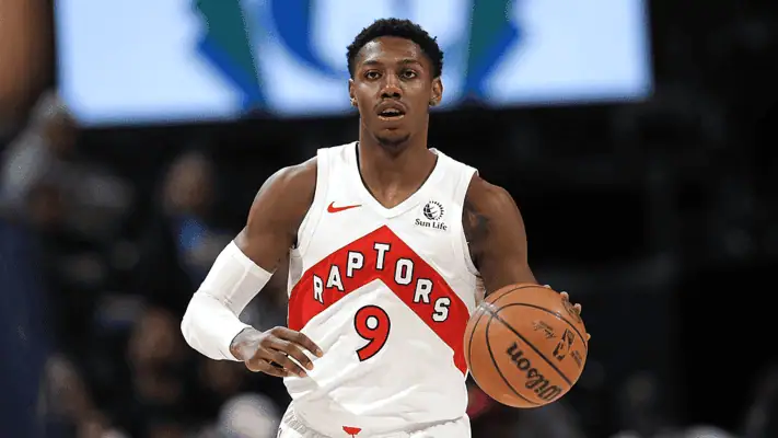 Orlando Magic vs Toronto-raptors Picks and Predictions March 2nd 2025 3 Toronto Raptors player RJ Barrett dribbling the basketball during a game