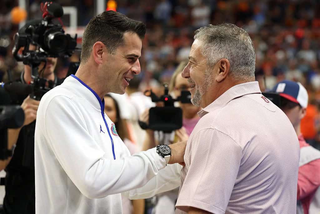 Two Coaches having a conversation