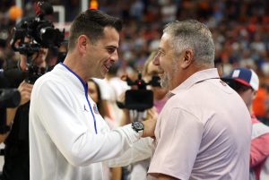 Two Coaches having a conversation