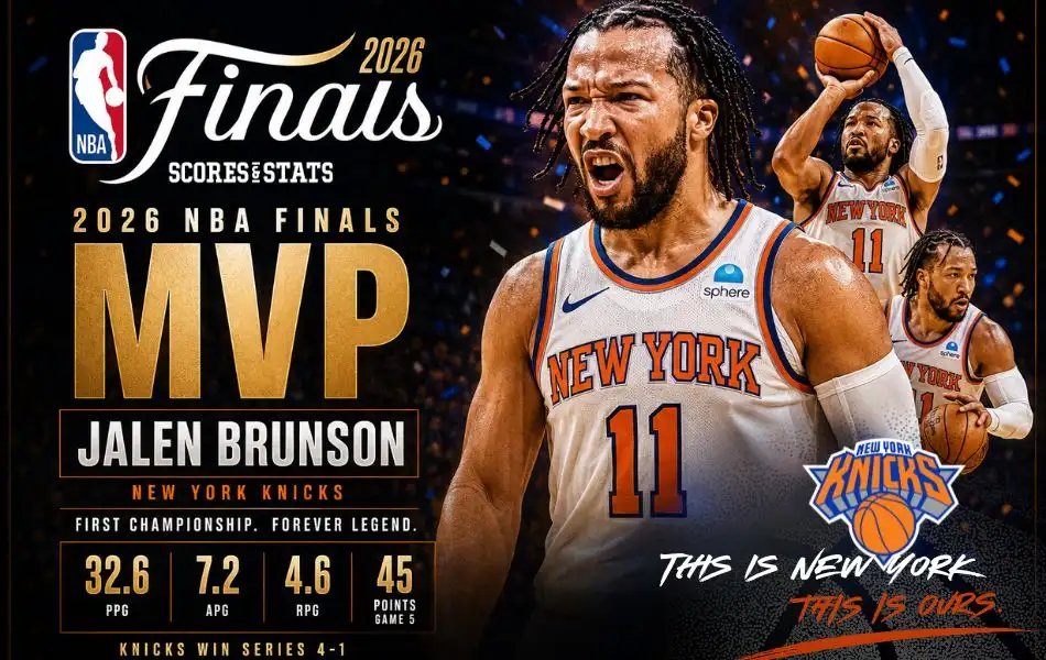 NBA Finals MVP Odds 2026 Brunson Wins