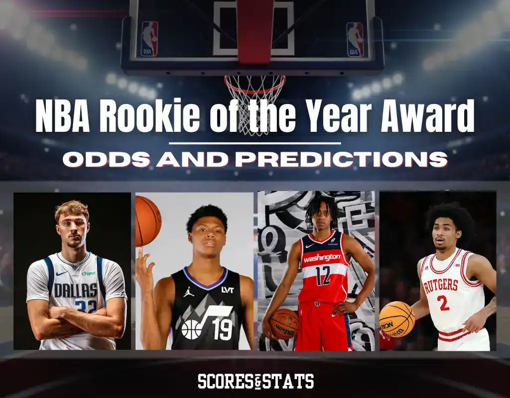 NBA Rookie of the Year Award, featuring top NBA rookies from Dallas, Utah, Washington, and Rutgers