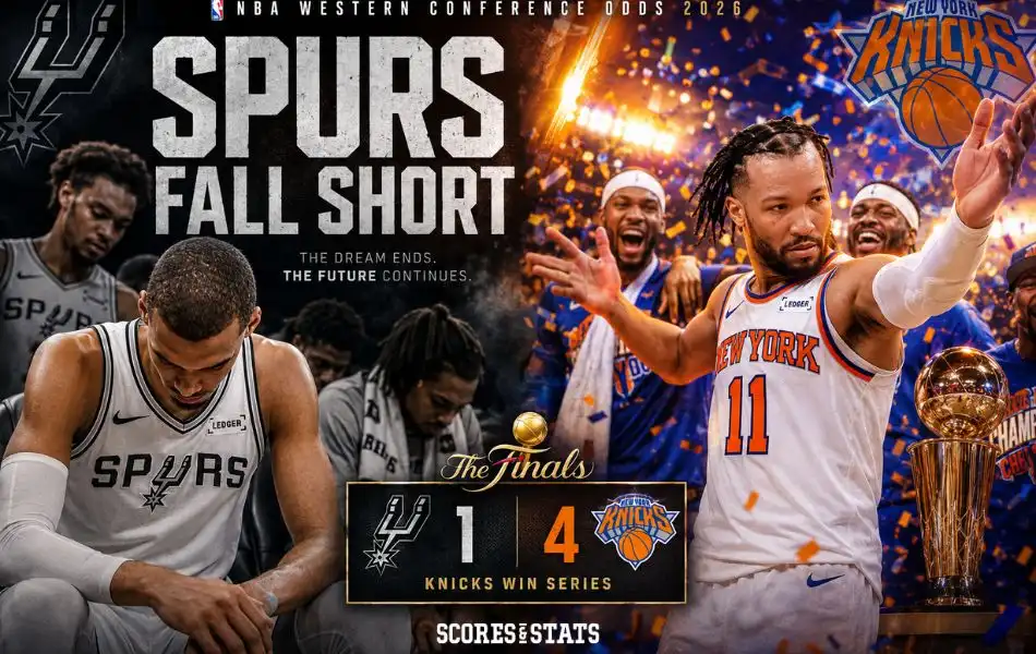 NBA Western Conference Odds 2026 Spurs Fall Short