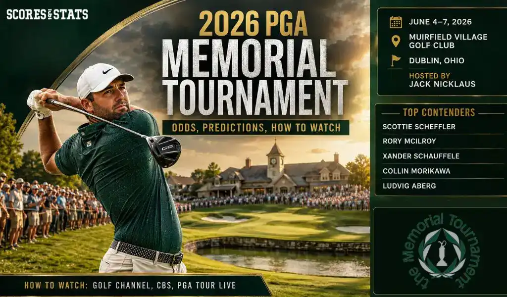 2026 PGA Memorial Tournament Odds, Predictions, How To Watch