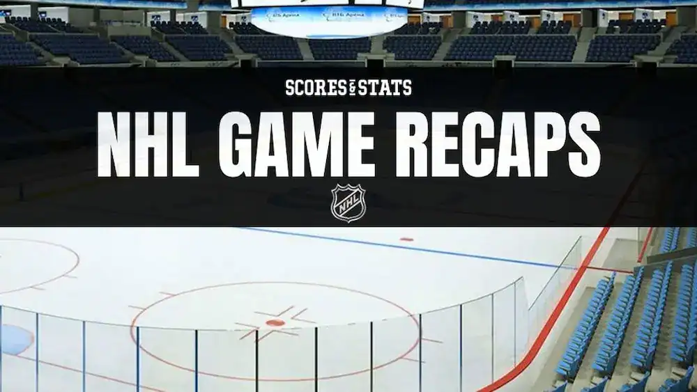 NHL GAME RECAP BANNER