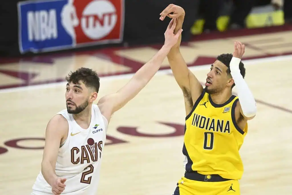 NBA playoff game between the Indiana Pacers and Cleveland Cavaliers with expert picks and predictions for May 9th 2025.