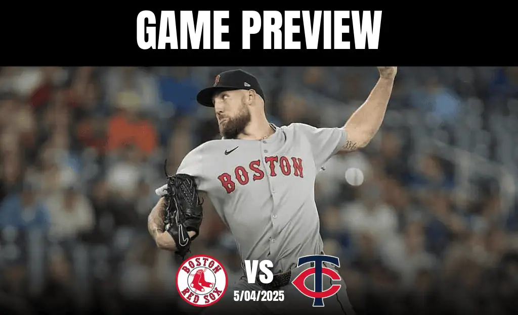 Red Sox vs Twins May 3rd