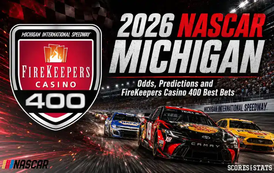 2026 NASCAR Michigan Odds FireKeepers Casino 400