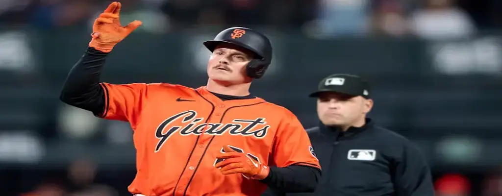 San Francisco Giants vs Miami Marlins Picks and Predictions June 26th 2025 3 San Francisco Giants player raises hand in celebration after a successful hit at home plate